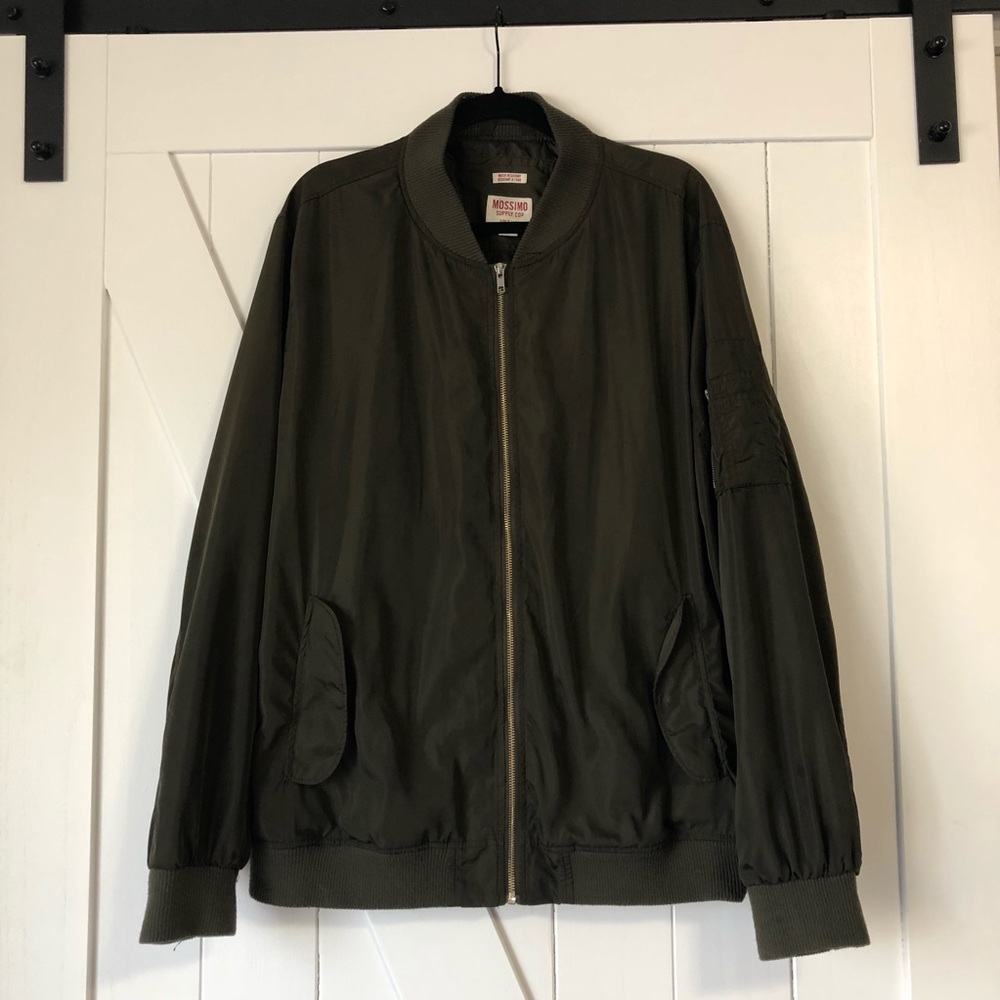 Olive Mossimo bomber jacket